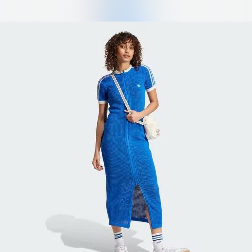 Adidas Blue Crotchet Dress
